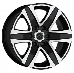 Диск MAK Stone 6 W 8x18 6x114,3 ET45 DIA 66,1 Black Mirror