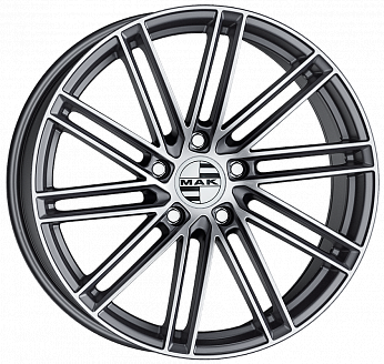 Диск MAK Leipzig 9,5x21 5x130 ET60 DIA 71,6 Gun Met-Mirror Face