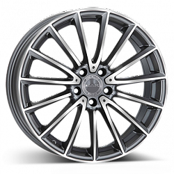 Диск MAK Komet 7,5x17 5x112 ET48 DIA 66,6 Gun Metallic Mirror Face