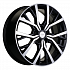Диск KHW 1806 7x18 5x108 ET36 65,1 Black-FP (Exeed TXL) (Сфера)