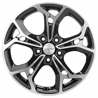 Диск KHW 1702 7x17 5x114,3 ET48,5 67,1 Black-FP (Kia Sportage)