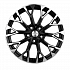 Диск KHW 1718 7x17 5x108 ET40 54,1 Black-FP (Москвич 3)