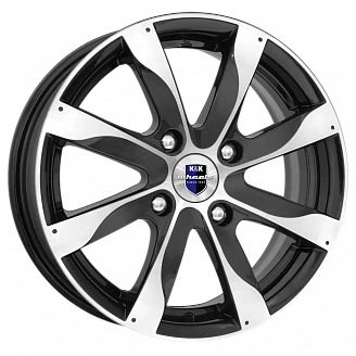 Диск K&K Джемини (KC617-18) 6x15 4x100 ET48 60,1 Алмаз черный