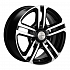 Диск KHW 1602 6,5x16 5x139,7 ET35 98,5 Black-FP (Lada Niva 4x4 Bronto)