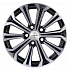Диск KHW 1610 6,5x16 5x114,3 ET45 60,1 Black-FP (Toyota Corolla) (Цилиндр)